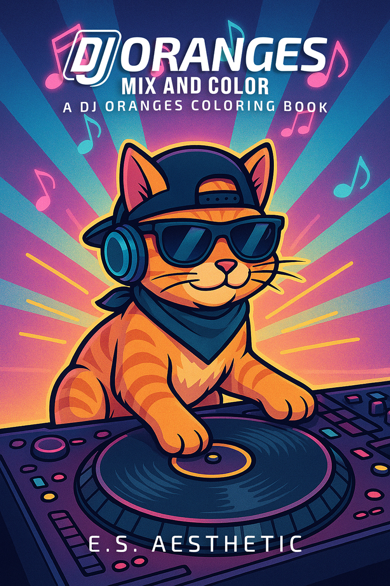DJ Oranges Coloring Book